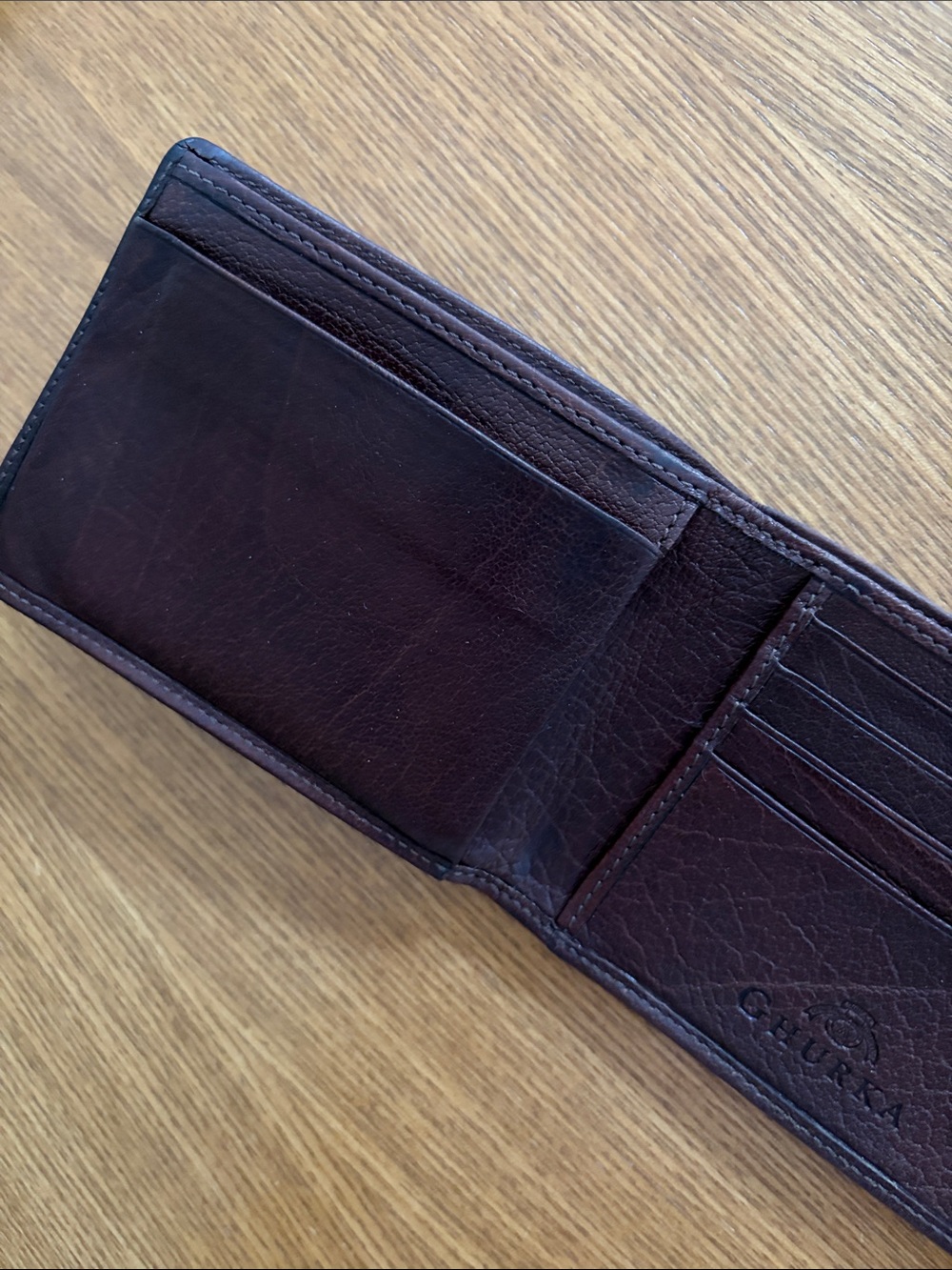 Ghurka Marley Hodgson Original Mens Wallet Bifold Chestnut Leather Vintage - Picture 8 of 15